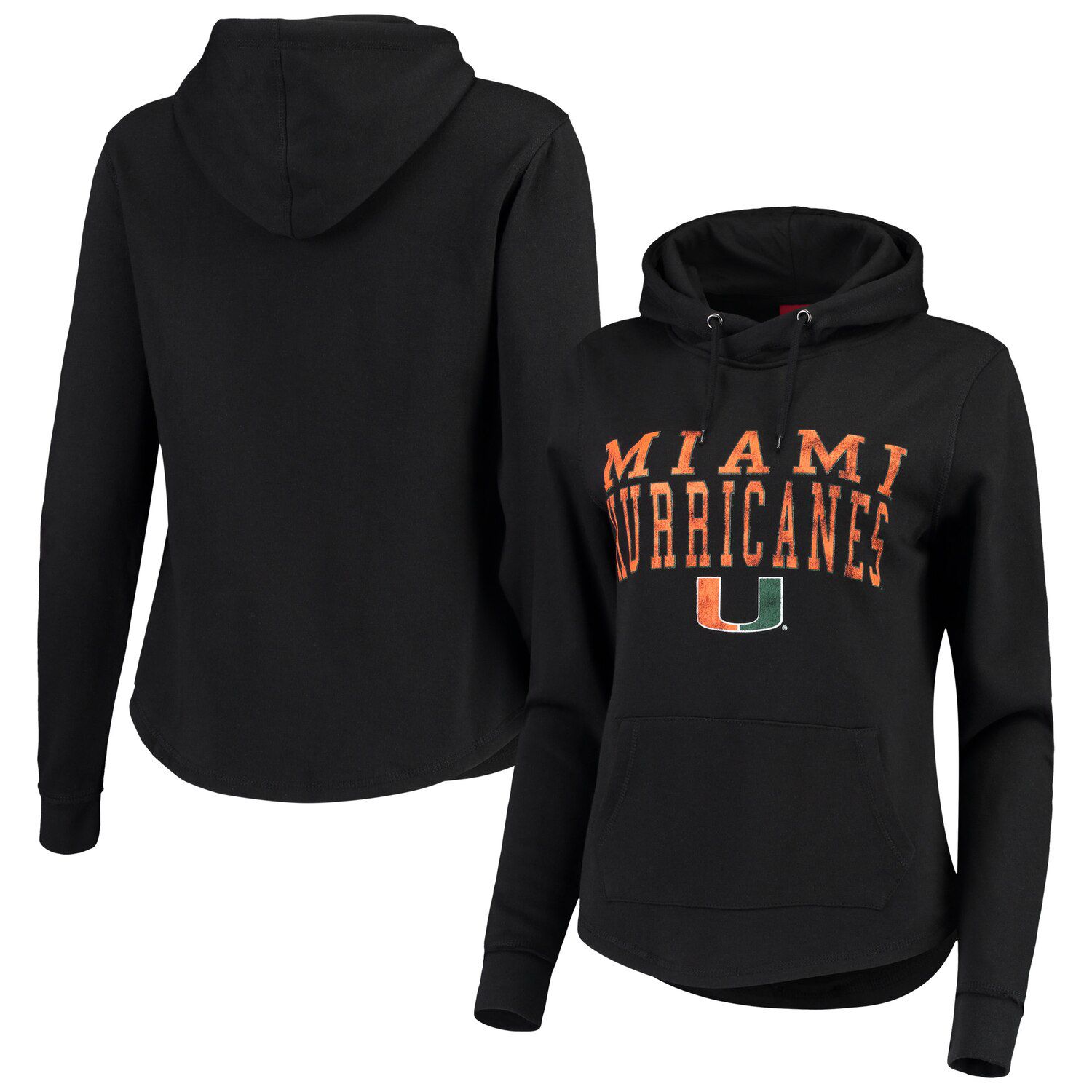 black miami hurricanes hoodie