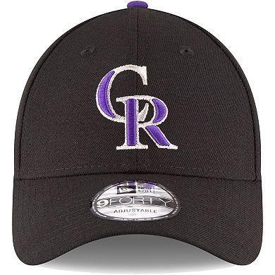 Youth New Era Black Colorado Rockies Game The League 9FORTY Adjustable Hat