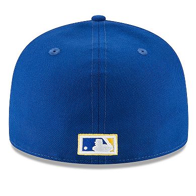 Men's New Era Blue Seattle Mariners Cooperstown Collection Wool 59FIFTY Fitted Hat
