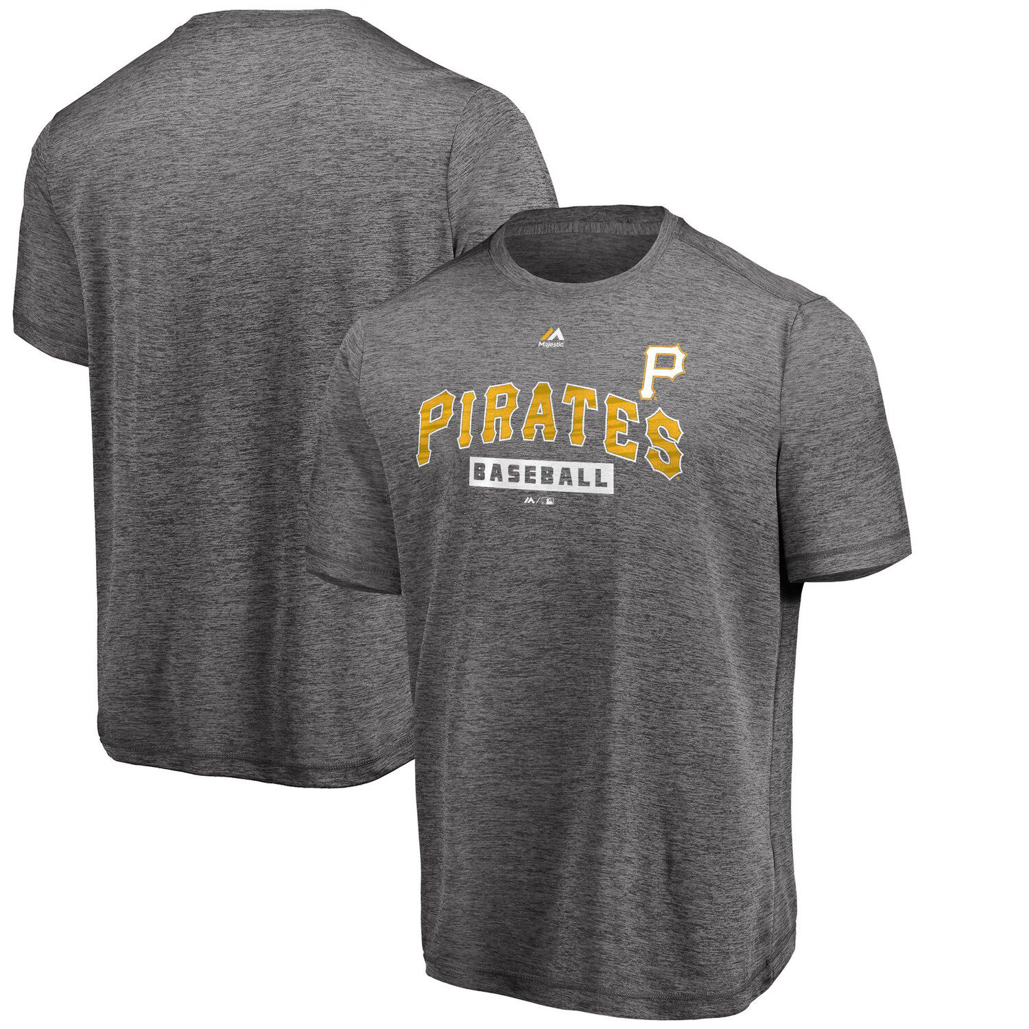 Pittsburgh Pirates Majestic Cooperstown Collection History Gold T-Shirt