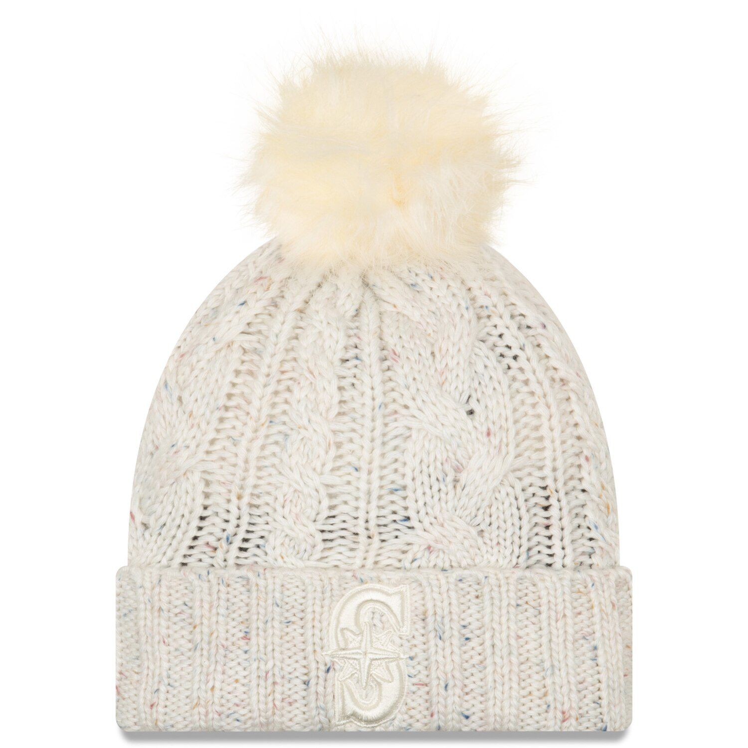 cream knit hat