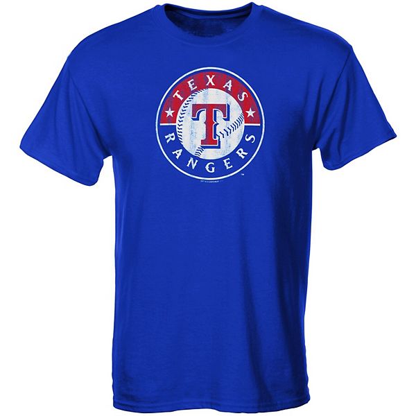 Texas Rangers Youth Distressed Logo T-Shirt - Red 