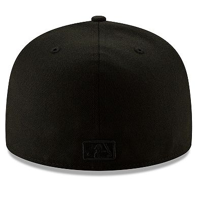 Men's New Era Black Miami Marlins 2019 Black-on-Black 59FIFTY Fitted Hat