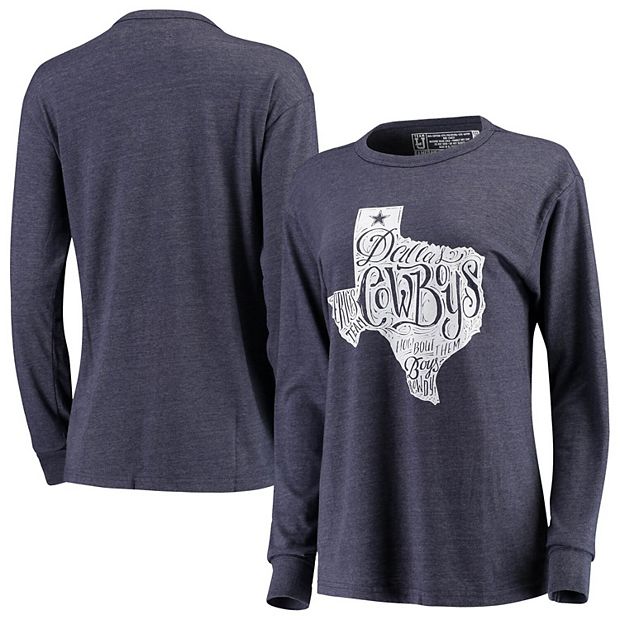 Dallas Cowboys Crew Neck Sweatshirt - White – Lauren James