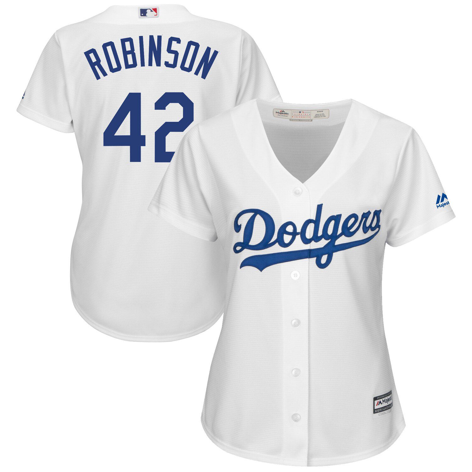 Jackie Robinson White Brooklyn Dodgers 
