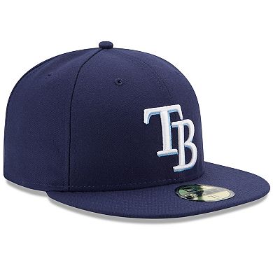 Men's New Era Navy Tampa Bay Rays Game Authentic Collection On-Field 59FIFTY Fitted Hat