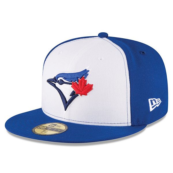 Men S New Era White Royal Toronto Blue Jays 17 Authentic Collection On Field 59fifty Fitted Hat
