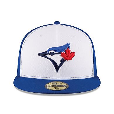Men's New Era White/Royal Toronto Blue Jays 2017 Authentic Collection On-Field 59FIFTY Fitted Hat