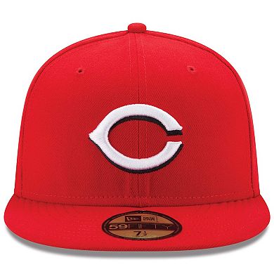 Men's New Era Red Cincinnati Reds Home Authentic Collection On-Field 59FIFTY Fitted Hat