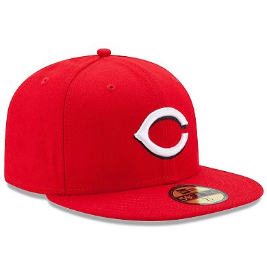 Men's New Era Red Cincinnati Reds Home Authentic Collection On-Field 59FIFTY Fitted Hat