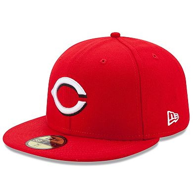 Men's New Era Red Cincinnati Reds Home Authentic Collection On-Field 59FIFTY Fitted Hat