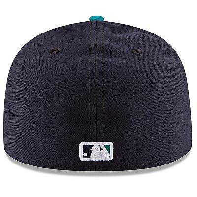 Men's New Era Navy/Teal Seattle Mariners Alternate Authentic