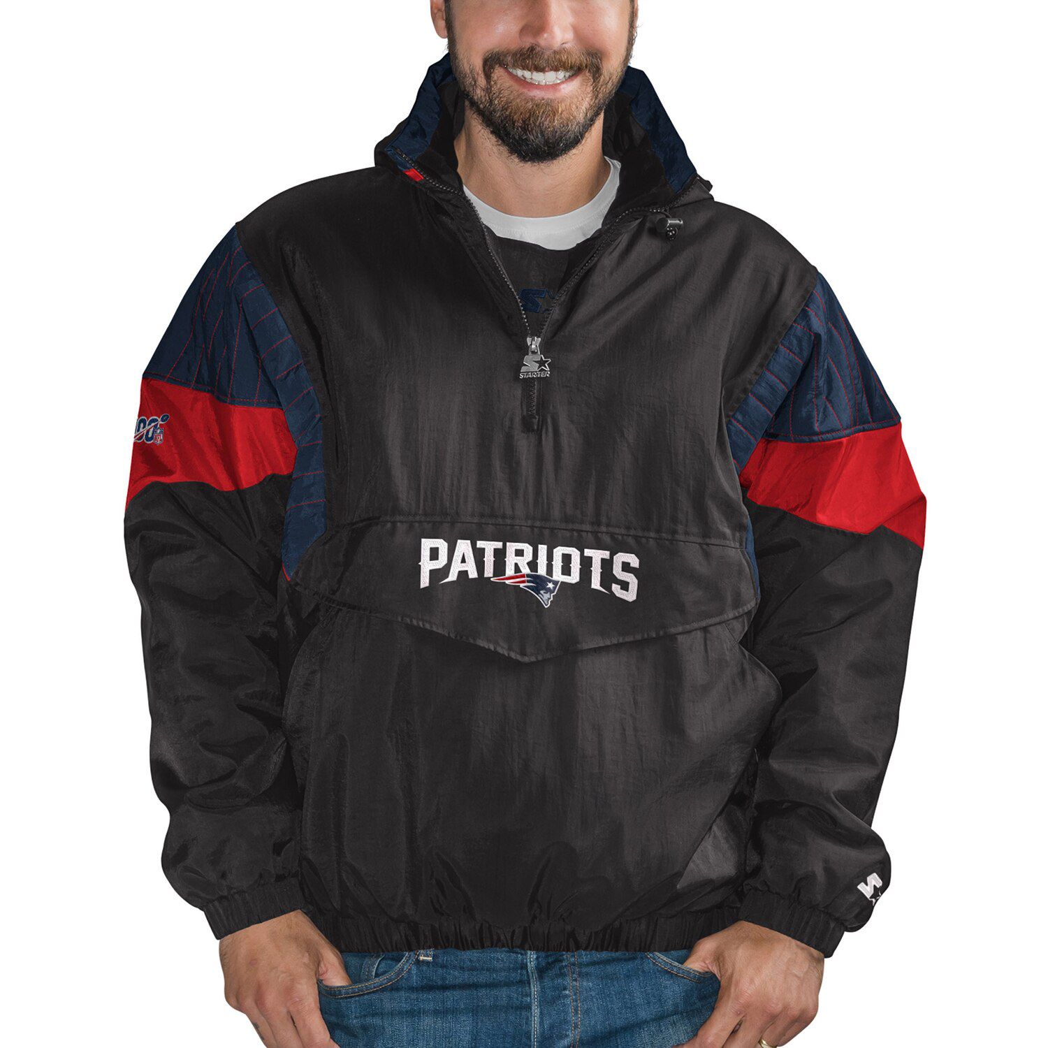 patriots hooded jacket