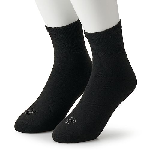 Men's Doctor's Choice 2pack Diabetic Quarter Socks
