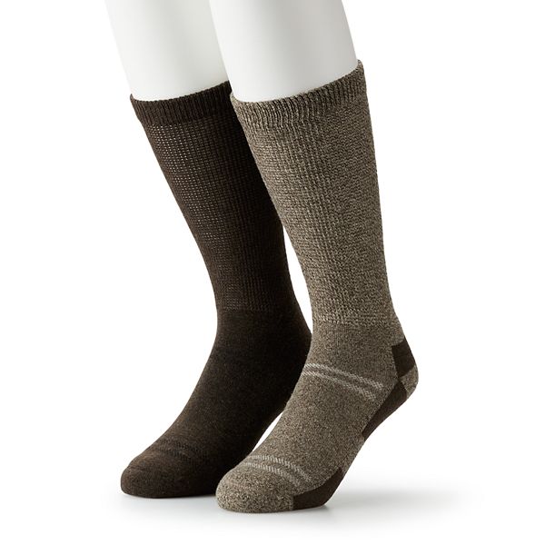 Men's Doctor's Choice 2Pack Diabetic Cushioned Crew Socks