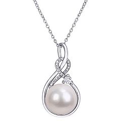 Floating pearl necklace on sale kohls