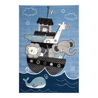 Safavieh Carousel Kids Nola Blue Rug