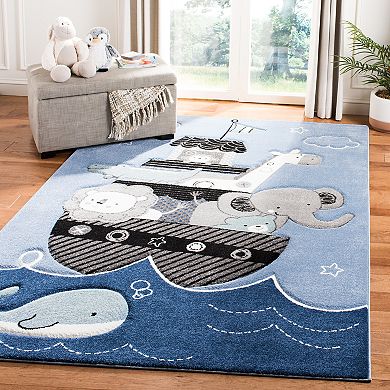 Safavieh Carousel Kids Nola Blue Rug