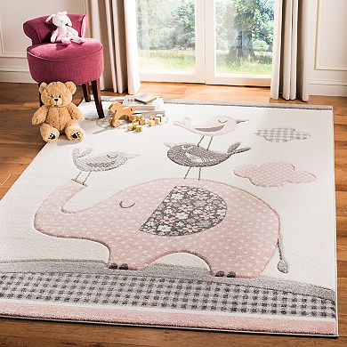 Safavieh Carousel Kids Alison Pink Rug 