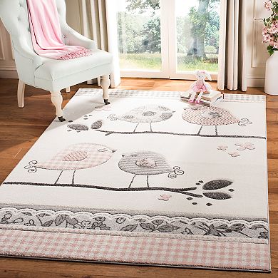 Safavieh Carousel Kids Elyse Pink Rug 