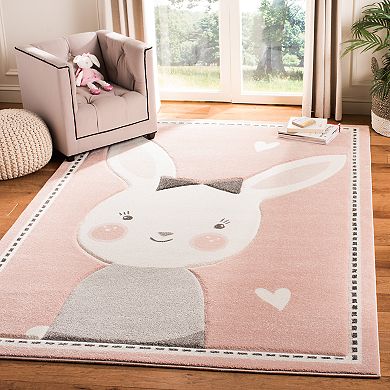 Safavieh Carousel Kids Ruby Pink Rug