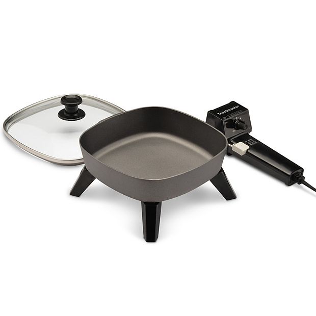 cast iron electric skillet , mini