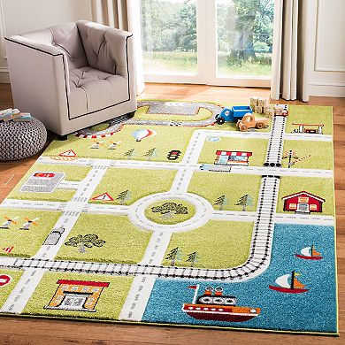 Safavieh Carousel Kids Chelsea Green Rug