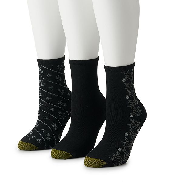 Women's GOLDTOE® 3pack Climbing Vines Crew Socks