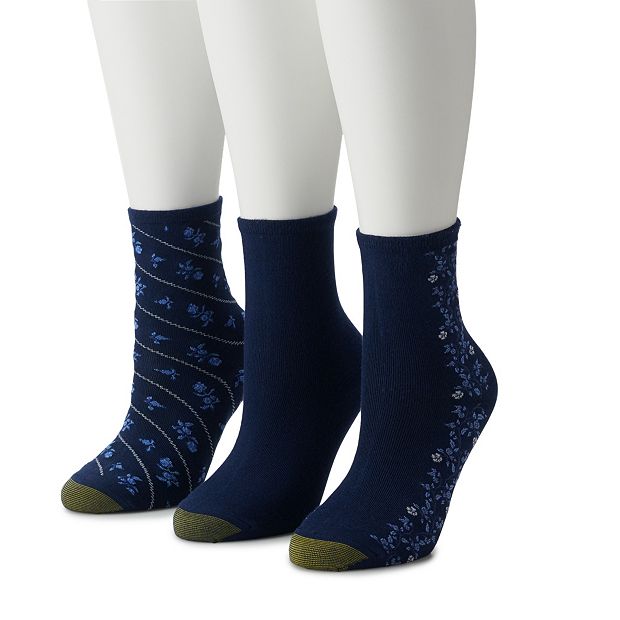 Women's GOLDTOE 3-pack Climbing Vines Crew Socks