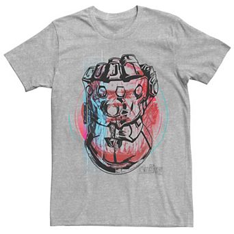 Men's Marvel Infinity War Tech Gauntlet Outline Graphic Tee