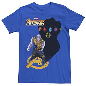 Men's Marvel Infinity War Thanos Gauntlet's Shadow Graphic Tee