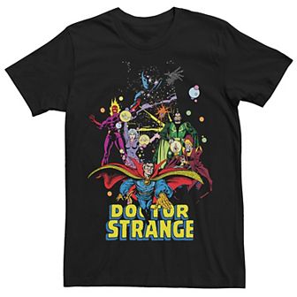 Men's Marvel Doctor Strange Classic Comic Scene Graphic Tee