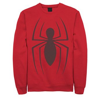 Men's Marvel Spider-Man Classic Spider Logo Graphic Fleece Pullover