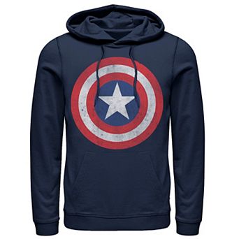 Men's Marvel Captain America Classic Shield Graphic Hoodie