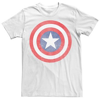 Men's Marvel Captain America Classic Shield Graphic Tee