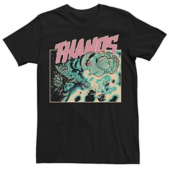 Men's Marvel Thanos Retro Infinity Gems Graphic Tee