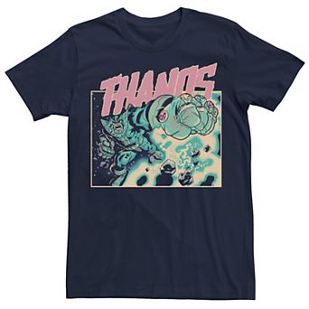 Men's Marvel Thanos Retro Infinity Gems Graphic Tee