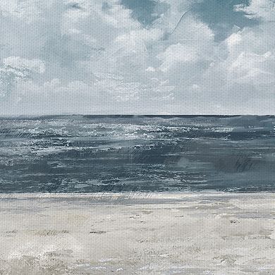 Fine Art Canvas 'Beach Layers Light' Canvas Wall Art