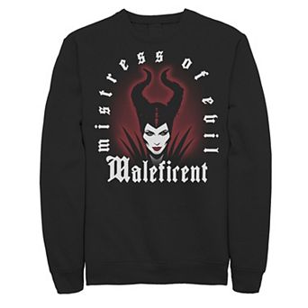 Disney's Maleficent Red Glow Portrait Logo Men's Sweatshirt
