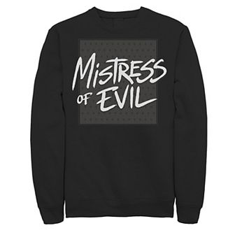 Disney's Maleficent Mistress Of Evil Text Men's Sweatshirt