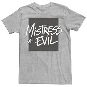 Disney's Maleficent Mistress Of Evil Text Men's Tee