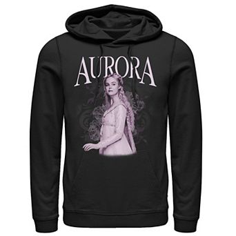 Disney's Maleficent Aurora Pink Hue Portrait Men's Hoodie