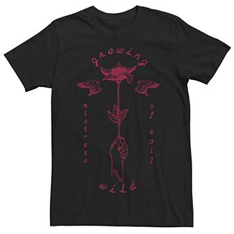 Disney's Maleficent Growing Wild Rose Outline Men's Tee