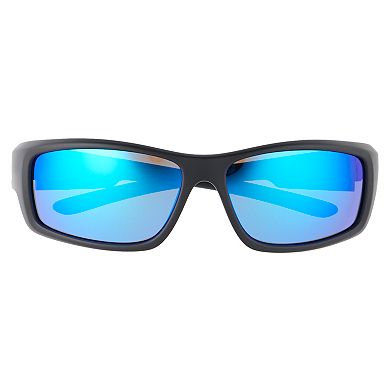 Men's Tek Gear® Floating-Frame Black Wrap Sunglasses
