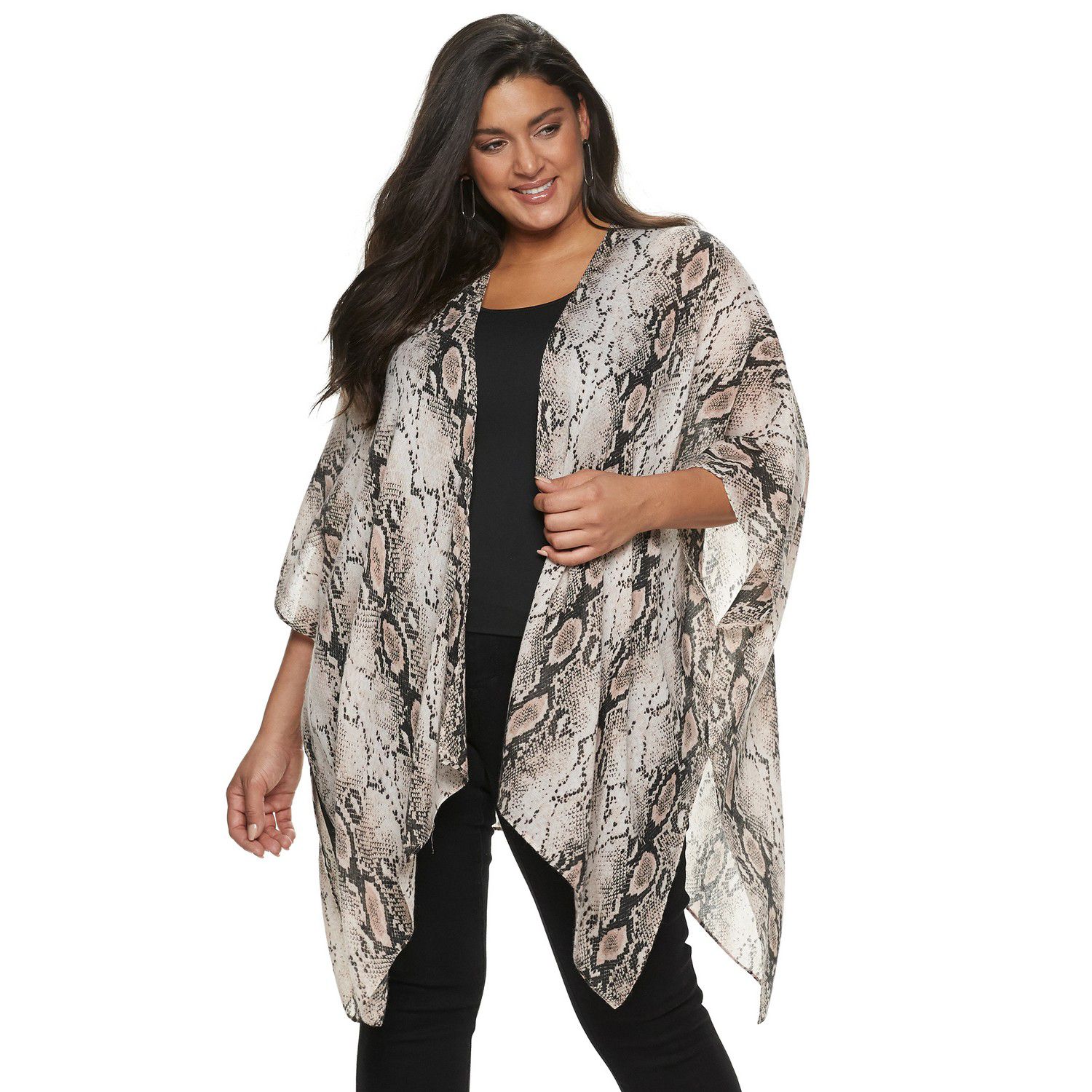 plus size ruana wraps