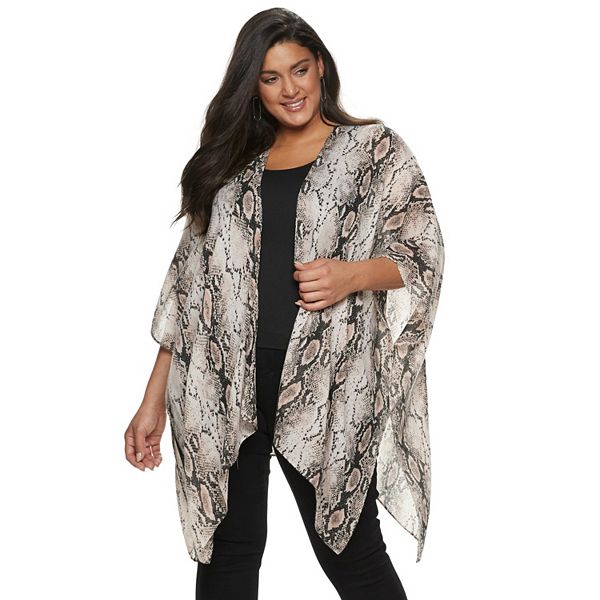 Plus Size Ruanas, Wraps, Scarves & More