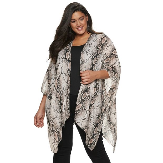 Plus size hot sale ruana