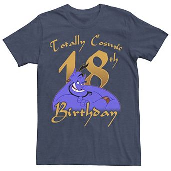 Disney's Aladdin Genie Men's Totally Cosmic 18th Birthday Tee