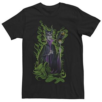 Disney's Sleeping Beauty Maleficent Green Envy Men's Tee