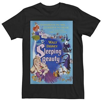 Disney's Sleeping Beauty Vintage Movie Poster Men's Tee
